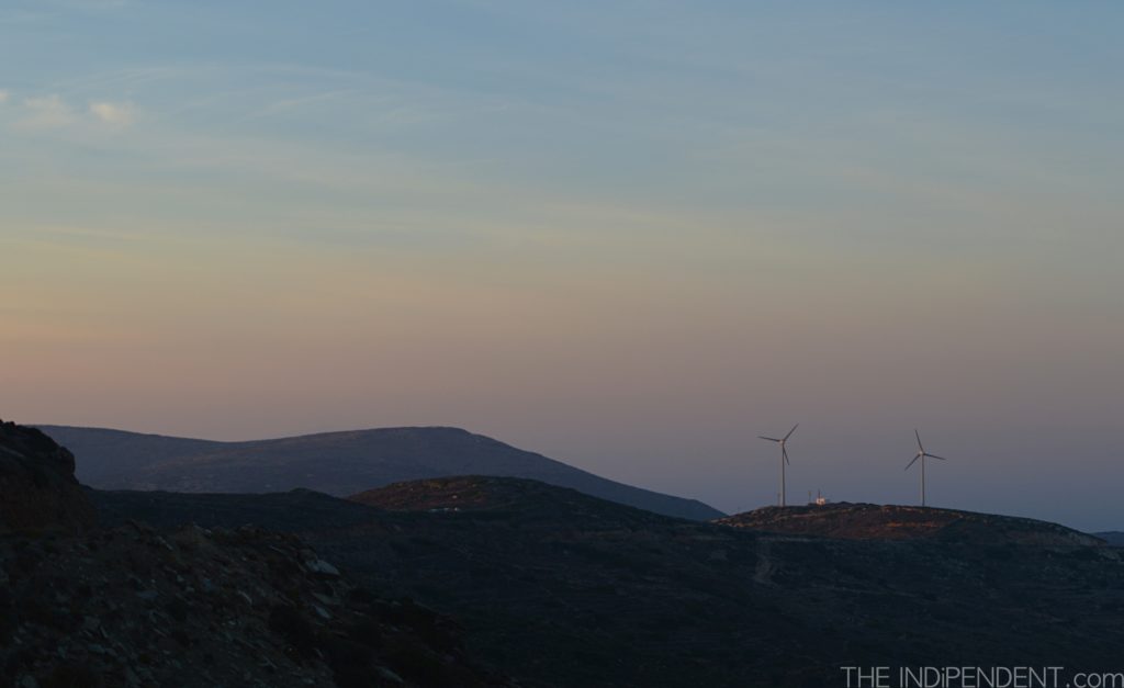 Scorci di Ios al tramonto
